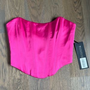 Pink White Fox Boutique bustier top